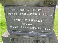 Brown, George N. and Lydia V. (Bryant)